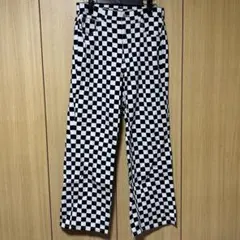 GU チェッカーボードパンツ L