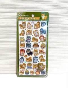 ボンボンドロップシール 新品未開封 クーリア 正規品 和柄 柴犬 犬
