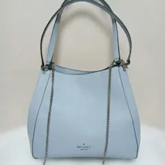 kate spade ライトブルー 2way ショルダーバッグ