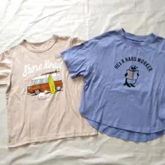 Tシャツ　半袖　2枚　犬　ペンギンのサムネイル