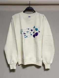 90s USA製 Russell Athletic 前Vスウェット ヴィンテージ