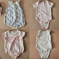 70cm ベビー服 半袖 ロンパース 夏物 まとめ売り