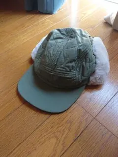 ワークマン オリーブ色フライトキャップ★美品★