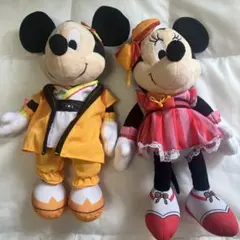 ミッキーマウス＆ミニーマウス ぬいぐるみ2体セット 「Happyくじ」 特賞