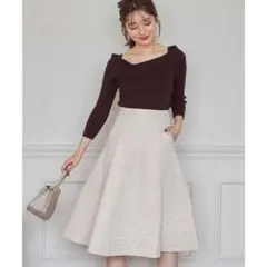 tocco closet フレアスカート パール