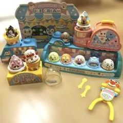 アンパンマン　アイスクリーム屋さん　おもちゃ キッズ　アイスクリーム屋台