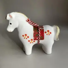 干支置物 昭峰作 瀬戸焼 馬 午年 干支置物