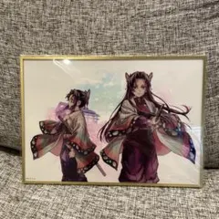 コミケ 鬼滅の刃 しのぶとカナエ リアルWEBSHOPくじ B賞 アクリル色紙