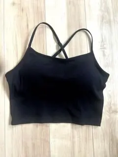 GU ブラフィール2WAYクロップドキャミソール m