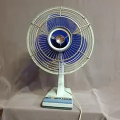 ブルーグリーン レトロ扇風機 松下電器 ナショナルNATIONAL 30GC