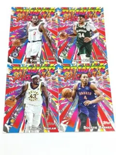 Power Players 4枚セット カワイ/ヤニス他 Topps NBA