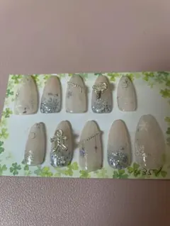 冬のデザイン ネイルチップ 10個セット
