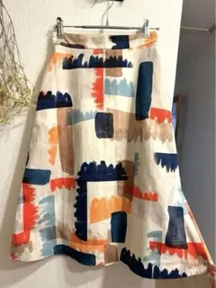 ポートクロス フレアスカート 花柄　春夏のサムネイル