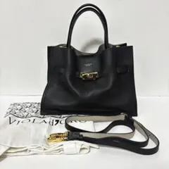 ヴィオラドーロ 2way ショルダーバッグ　TRERO トレロ ブラックのサムネイル