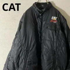 キャタピラー cat ワンポイント刺繍ロゴ ナイロンジャケット 中綿入り