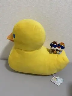 ディズニー　スイスイサマー　クッション　チップ　デール　アヒル　ぬいぐるみ