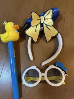 ドナルドダック カチューシャ・サングラス・ペンセット