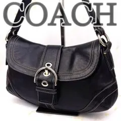 COACH コーチ ソーホー ワンショルダーバッグ ブラック レザー y2k