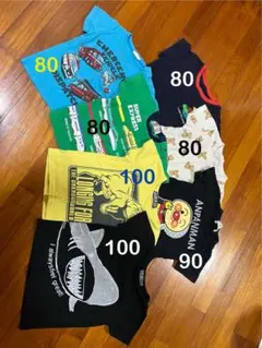 子ども服　男の子　古着　保育園用　半袖　夏服　サイズ80〜100