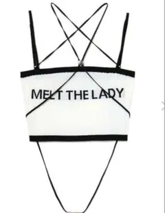 meltthelady logo cross camisole - メルカリ