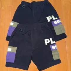【サイズ90/100】BABYDOLL ハーフパンツ 2枚セット