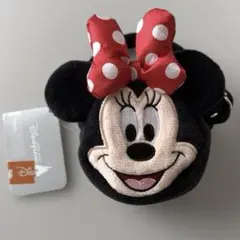 【香港ディズニー限定】ミニー　バッグチャーム　ミニポーチ　新品・未使用のサムネイル