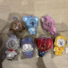 BT21 フォトフレームマスコット　コンプ