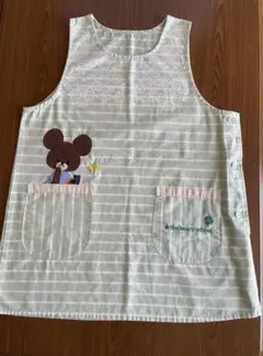 くまのがっこうエプロン　保育士　介護士