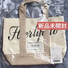 新品未開封 herlipto HLT mini tote white ハリプ - メルカリ