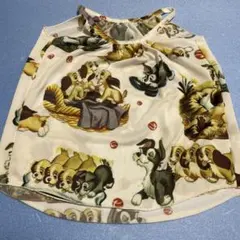 極美品ムチャチャ♡ディズニーコラボ・わんわん物語♡キャミソール♡XL140