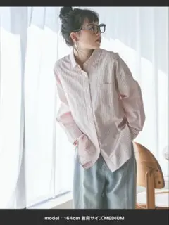 ❣️美品・完売品❣️【niko and…】ポイント刺繍オックスシャツ