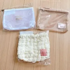 韓国コスメ　ポーチ　dalba Simplain dasique 3つ　新品