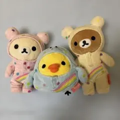 리락쿠마 ハッピーレインボー あつめてぬいぐるみ 3体セット