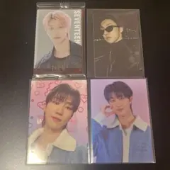 SEVENTEEN ディエイト トレカカード4枚セット