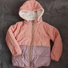 冬物セール中！！BREEZEリバーシブルフリースジャケット ピンク130cm