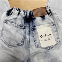 Ou? by EDWIN ライトブルーデニムパンツ 120