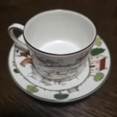 希少】WEDGWOOD ハンティングシーン カップアンドソーサー 日本茶 