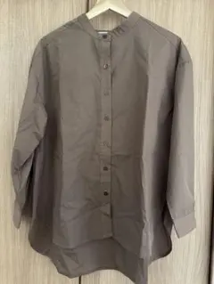 RAMIRAL ロングシャツ　ブラウン　長袖シャツ　36