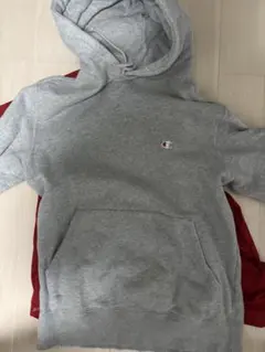 Champion グレー パーカー M