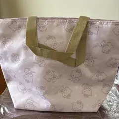 ハローキティ 保冷クーラー トートバッグ レトロ ピンク 新品 未使用