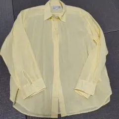 ユニクロINES DE LA FRESSANGE イエロー 長袖シャツ L