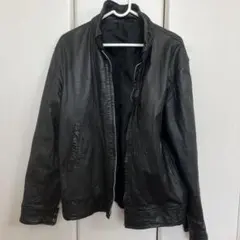 レザージャケットブラックのサムネイル