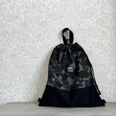 お着替え袋 男の子 体操着入れ 入園入学 カモフラージュ柄 迷彩 シンプル