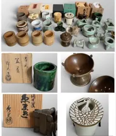 ☆茶道具 萩松月 鉄瓶 黒柿の茶壷 茶托 茶盆 茶匙☆ - メルカリ
