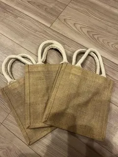 無印良品 ジュート マイバッグ（A6） ×3のサムネイル