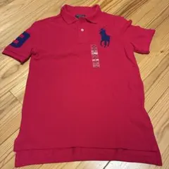 Polo by Ralph Lauren 赤 ポロシャツ M (10-12)