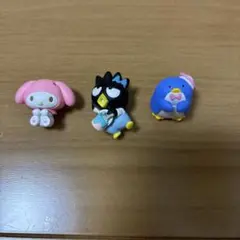 サンリオキャラクターズ フィギュア バッドばつ丸　タキシードサム　マイメロ