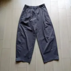 GU XL ワイドパンツ ダークブラウン