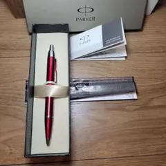 新品 未使用 パーカー PARKER ボールペン レッド 本体 ノック式 文具のサムネイル