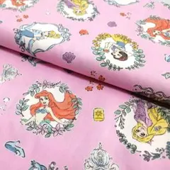 ꕤ生地ꕤ　1m シンデレラ アリエル 白雪姫 ラプンツェル新品 未使用